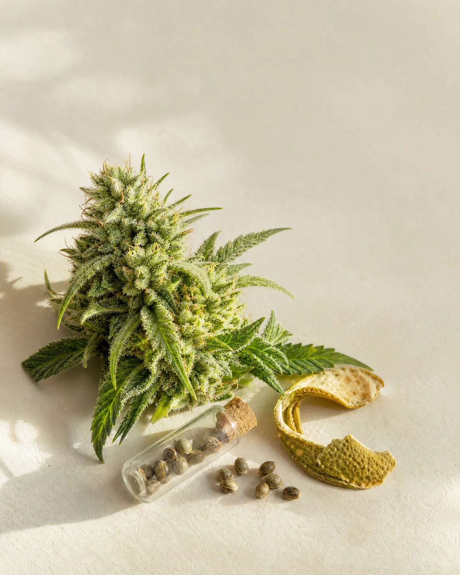 3 Kings Seeds cannabis flower and seed vial